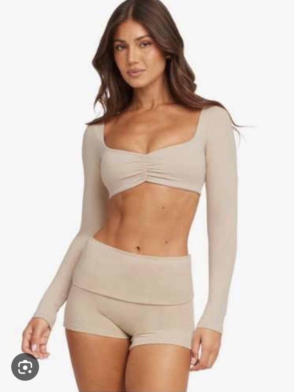 CSB Margo Form Crop Top - Vanilla - Small